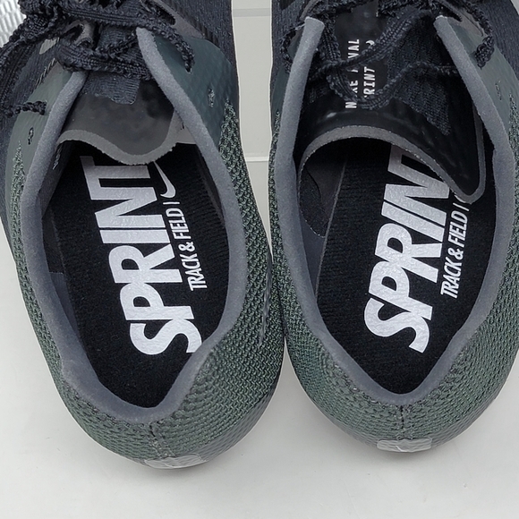 Nike Zoom Rival Sprint Track Shoes Black Silver Men\'s Size 12 DC8753-001 New main image 6